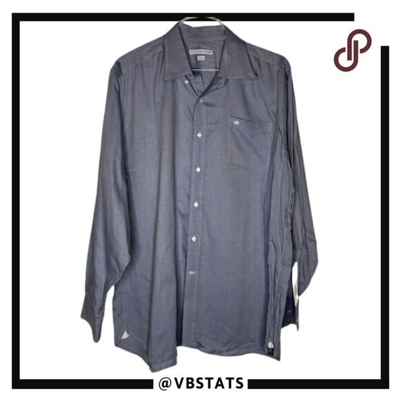 Southern Tide Men's Classic Fit Button-Down Shirt Gray Size XL - Picture 1 of 6